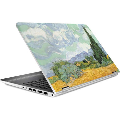 Vincent Van Gogh Wheatfield with Cypresses HP Pavilion Skin